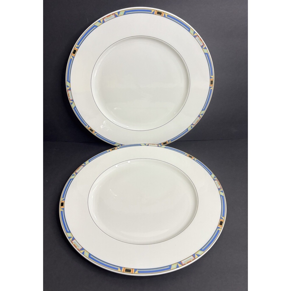 2 Villeroy & Boch Bari Service Plates 11 3/4" Large Dinner Chargers Discontinued